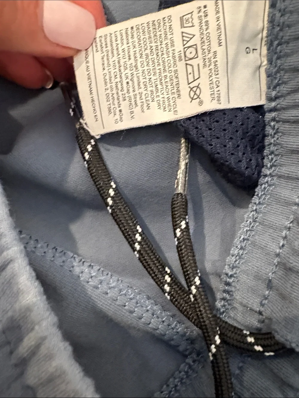 Old Navy Men’s Dynamic Fleece Teak Blue Jogger Sweatpants Size Large